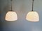 Art Deco Suspensions in White Opaline, 1930s, Set of 2, Image 11