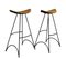 Banana Stools by Tom Dixon for Cappellini, Italy 1980s, Set of 2 3