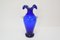 Art Czech Glass Vase attributed to Glasswork Novy Bor, 1950s 2