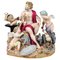 Large Meissen Allegorical Group the Fire attributed to M.V. Acier, Germany, 1850s, Image 1