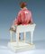 Ceramic Sitting Lady with Two Terriers attributed to Josef Lorenzl for Goldscheider, Vienna, 1930s 3