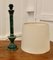 Lámpara de mesa alta de mármol verde, años 60, Imagen 5