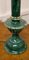Lámpara de mesa alta de mármol verde, años 60, Imagen 9