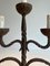 Iron 5-Arm Candleholder, 1950s 6