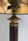 Neoclassical Lamps False-Bois in Metal and Brass, 1940s, Set of 2 8