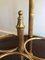 Round Roller Table in Mahogany and Brass attributed to La Maison Jansen, 1940s 8