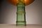 Lámpara de mesa de cristal de Murano con pantalla naranja, años 60, Imagen 9