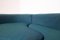 Mid-Century Lara Sofa in Blue Upholstery by Roberto Pamio & Renato Toso for Stilwood, Set of 3, Image 3