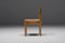 Mid-Century Pine Dining Chair in the style of Charlotte Perriand, France, 1960s, Image 6