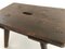 Antique Hand-Crafted Worn Wood Low Stool, 1930s 7