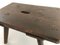Antique Hand-Crafted Worn Wood Low Stool, 1930s, Image 7
