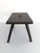 Antique Hand-Crafted Worn Wood Low Stool, 1930s 5