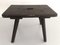 Antique Hand-Crafted Worn Wood Low Stool, 1930s, Image 3