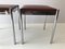 German Modern Chrome & Leather Stools by Mayer, 1970s, Set of 2, Image 6