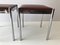 Tabourets Modernes en Chrome et Cuir par Mayer, Allemagne, 1970s, Set de 2 6