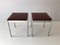 German Modern Chrome & Leather Stools by Mayer, 1970s, Set of 2, Image 1