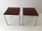 German Modern Chrome & Leather Stools by Mayer, 1970s, Set of 2 2