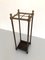 Victorian Style Brass and Iron Umbrella Stand, 1930s 3