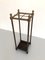 Victorian Style Brass and Iron Umbrella Stand, 1930s, Image 3