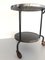 Art Deco Glass Top Rolling Bar Cart with Ball Handle, 1940s 5