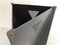 Portaombrelli grande geometrico in metallo nero di Airon Forme E Funzioni, Italia, anni '80, Immagine 8