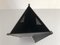 Großer Italienischer Geometrischer Schwarzer Metall Schirmständer von Airon Forme E Funzioni, Italien, 1980er 5