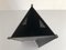 Large Italian Geometric Black Metal Umbrella Stand by Airon Forme E Funzioni, Italy, 1980s 5