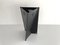Portaombrelli grande geometrico in metallo nero di Airon Forme E Funzioni, Italia, anni '80, Immagine 1