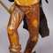 Artista francés, Estatua grande de un luchador por la libertad, años 20, madera y metal, Imagen 9