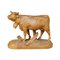 Female Cattle in Carved Wood, Brienz, Switzerland, 1900s, Image 2