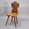 Bavarian Carved Board Chairs, 1900s, Set of 2 6