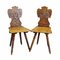 Bavarian Carved Board Chairs, 1900s, Set of 2 2