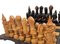 Medieval Style Chess Set in Cast Clay, Set of 33 10
