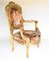 French Art Nouveau Gilt Salon Chairs, 1920s, Set of 2, Image 9