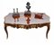 French Louis XVI Coffee Table in Marquetry Inlay, Image 15