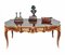 French Louis XVI Coffee Table in Marquetry Inlay 14