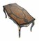 French Boulle Coffee Table with Marquetry Inlay Lacquer 5