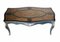 French Boulle Coffee Table with Marquetry Inlay Lacquer 1