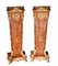 French Empire Inlaid Pedestals, Set of 2 2