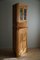 Tall Danish Modern Corner Cupboard in Oak & Glass by Henning Kjærnulf, 1960s 6