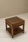 The Hague School Square Side Table in Oak, the Netherlands, 1930s, Image 7