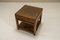 The Hague School Square Side Table in Oak, the Netherlands, 1930s, Image 5