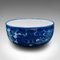 Antique English Victorian Decorative Fruit Bowl in Ceramic with Willow Pattern, 1900 3