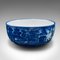 Antique English Victorian Decorative Fruit Bowl in Ceramic with Willow Pattern, 1900 5