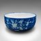 Antique English Victorian Decorative Fruit Bowl in Ceramic with Willow Pattern, 1900 6