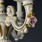 Vintage Capodimonte Porcelain 3-Arm Chandelier, Italy, 1940s 11