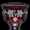 Antique Continental Ruby Glass Pedestal Bowl, 1920s, Image 8