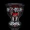 Antique Continental Ruby Glass Pedestal Bowl, 1920s, Image 1