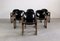 Black Dialogo Dining Chairs by Tobia & Afra Scarpa for B&B Italia / C&B Italia, 1973, Set of 6, Image 4