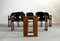 Black Dialogo Dining Chairs by Tobia & Afra Scarpa for B&B Italia / C&B Italia, 1973, Set of 6 8